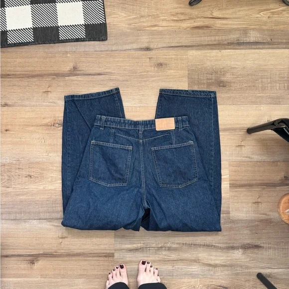 Cotton On Barrel Jeans Size 28 dark wash - Picture 6 of 6